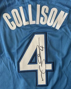 Nick Collison Signed Autographed Oklahoma City Thunder ADIDAS Jersey Beckett COA - Picture 1 of 5