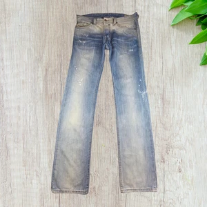 Diesel Jeans "Safado" Regular Slim Straight Mens W34 L35 Blue Mid Rise Italy - Picture 1 of 11