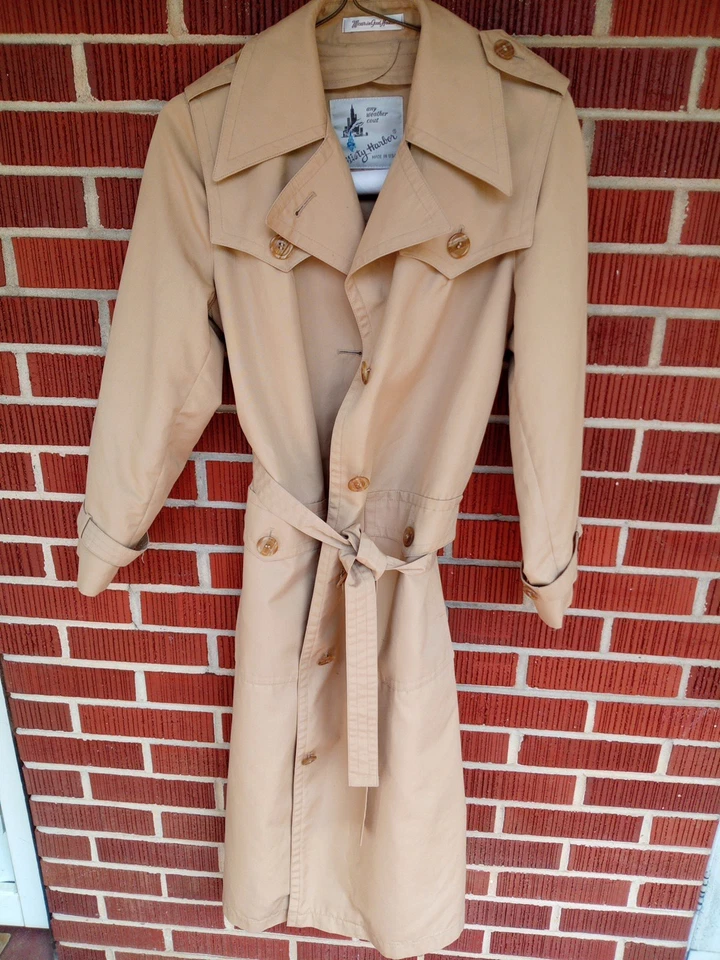 Abrigo Misty Harbor Mariner 3 Hecho en EE. UU. Talla 10 Regular Tl Foto 1 de 4