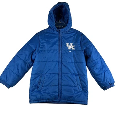 Chaqueta acolchada vintage Kentucky Wildcats juvenil XL NCAA baloncesto Nike años 90 Foto 1 de 4