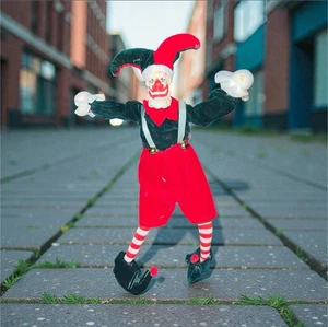 Bufón de Navidad Payaso Ornamento Posable  - Imagen 1 de 2