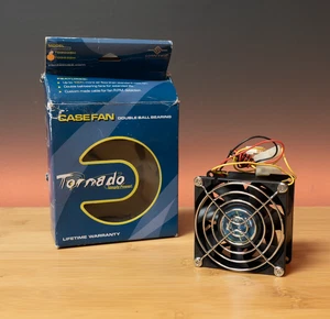 NEW Vintage Vantec Tornado 92mm 4800 RPM Computer PC Case or CPU Fan TD9238H - Afbeelding 1 van 2