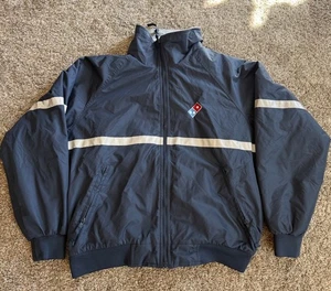 Domino's Pizza Gear Jacket Employee Uniform Full Zip Port Authority Size Large - Picture 1 of 17