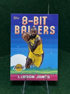 2025-26 Topps Basketball LeBron James #8B-19 8-Bit Ballers Los Angeles Lakers - Picture 1 of 6