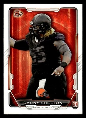 2015 Bowman #12 Danny Shelton Rookies Rookie Card Cleveland Browns - Image 1 of 2