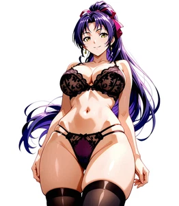Kozono Nami Bible Black Anime Weatherproof Waifu Sticker 6" Car Decal - Picture 1 of 1