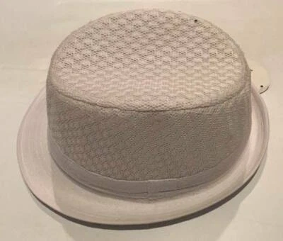 Playa Algodón Malla Fedora Trilby Gángster Mujeres Hombres Clásico Prendas para la Cabeza Sombrero de Verano Foto 1 de 4