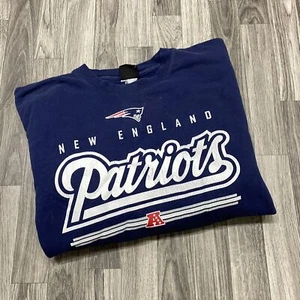 NEW ENGLAND PATRIOTS NFL TEAM APPAREL Graphic Blue Sweatshirt Men's Size 2XL - Picture 1 of 8