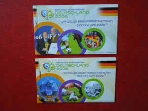 G 3514 GERMANY 2006 WK FOOTBALL/SOCCER 2 X BOOKLET MNH - Picture 1 of 3