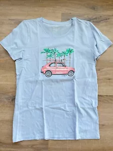 J. Crew Factory Damen-T-Shirt ""Vintage hawaiianisches Auto"" Sammler - Bild 1 von 5