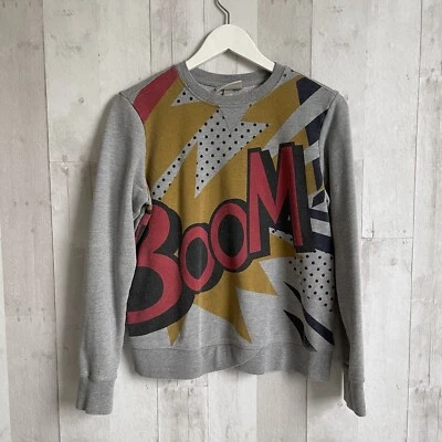 Sudadera 3.1 Phillip Lim Target Gris Jaspeado Boom Talla Pequeña Foto 1 de 4