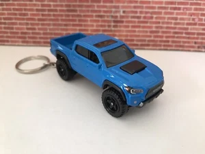 Llavero para camioneta Toyota Tacoma 2020 azul auto coche llavero anillo cordón - Imagen 1 de 2