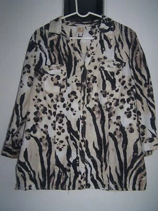 DAMENBLUSE~JM COLLECTION~GR. 16~TIERMOTIV~NEU OHNE ETIKETT!! - Bild 1 von 4