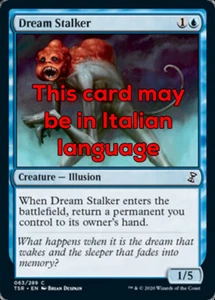 MTG 4x DREAM STALKER EXC - CACCIATRE ONIRICO - TSR - MAGIC - Picture 1 of 1
