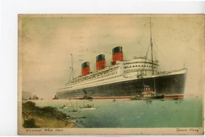 AK Schiff Cunard RMS Queen Mary W 07-08 - Bild 1 von 2