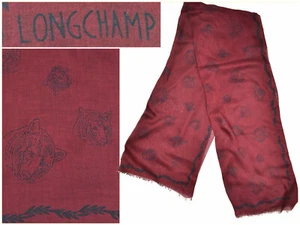 LONGCHAMP Showroom bufanda hombre Made In Italy LC01 T0G - Picture 1 of 5