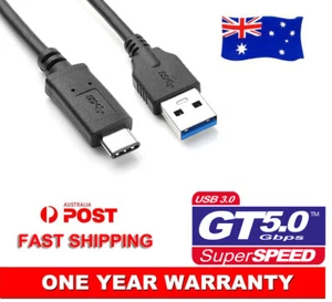 USB Type-C to USB3.0 Power Data Adapter Cable Cord Lead For Motorola G7 Play AU - Picture 1 of 2