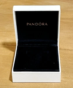 Pandora Gift Box 3.5" White EMPTY BOX ONLY for Necklace Bracelet - Picture 1 of 6
