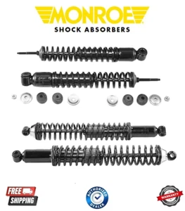 MONROE 2 Front & 2 Rear Load Adjusting Shock Absorber Set 4PCS Fit Ford F150 RWD - Picture 1 of 1