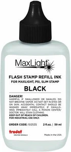 Tinta de recarga Trodat ML2OZ-BLK Maxlight botella de 2 oz color negro - Imagen 1 de 5