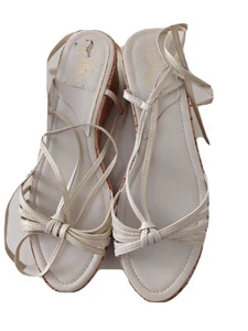 womens sandals size 7 wedge - Picture 1 of 9