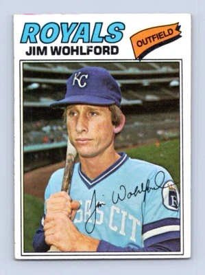 1977 Topps #622 Jim Wohlford Kansas City Royals Ex+ - Image 1 of 4