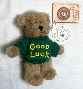 Boyd's Bear Buena Suerte Mini Mensaje Archivo Colección S3 - Imagen 1 de 6