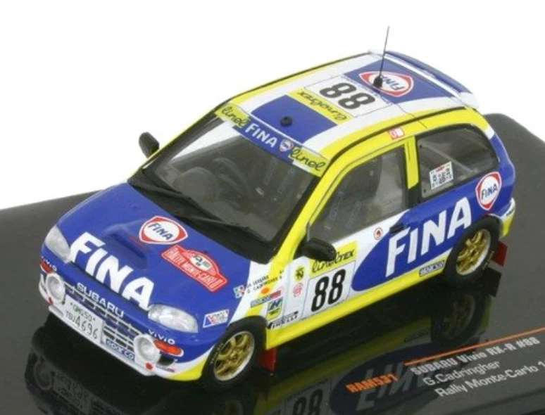 1/43 SUBARU VIVIO RX-R #88 RALLYE MONTE CARLO 1999 CADRINGHER IXO RAM531 - Immagine 1 di 1