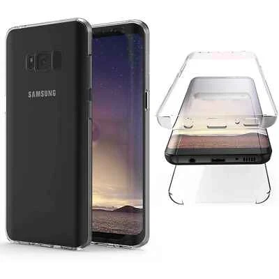  CUSTODIA COVER TOUCH FRONTE RETRO FULL BODY 360° pCover Samsung Galaxy S8 Clear - Immagine 1 di 4