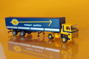 Herpa 318716 Scania 141 Planen-SZ "ASG" Schweden 1:87 NEU - Picture 1 of 2
