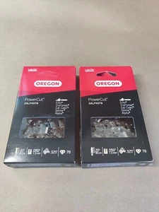 2 Pack 20" Oregon Chain fits Echo CS-490 CS-4910 CS-500P CS-530 20LPX078G - Picture 1 of 5