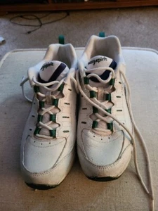 Easy Spirit Womens Romy Walk-Run Shoes size 7-7.5 White Blue Green GUC - Picture 1 of 6