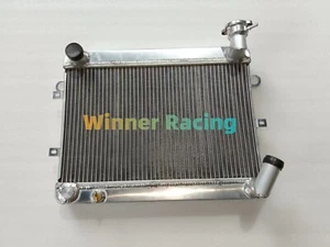 Fit Fiat 124 Sport Spider / Coupe 1.4L 1.6L 1968 - 1973 72 aluminum radiator - Picture 1 of 6