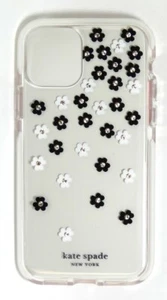 Funda rígida defensiva Kate Spade para iPhone 11 Pro, flor dispersa negra/blanca - Imagen 1 de 4