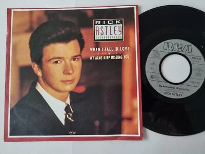 Rick Astley - When I fall in love/ My arms keep missing you 7'' Vinyl Germany - Photo 1/4