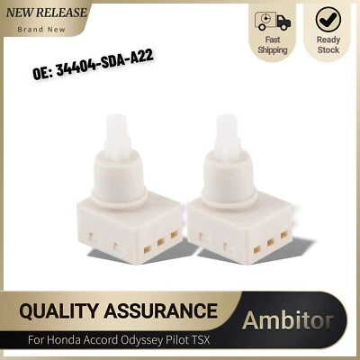 2Pcs Dome Map Light Switch For Honda CR-V Element Odyssey Pilot 34404-SDA-A21 - Image 1 of 4