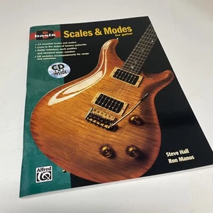 Basix: Scales and Modes for Guitar - By Steve Hall and Ron Manus w/CD NEW - Picture 1 of 3