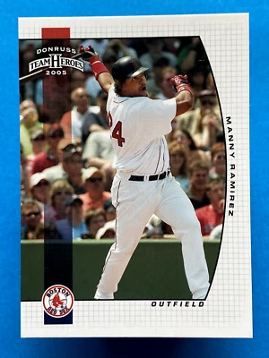 2005 Donruss Team Heroes Manny Ramirez #63 - Image 1 of 2