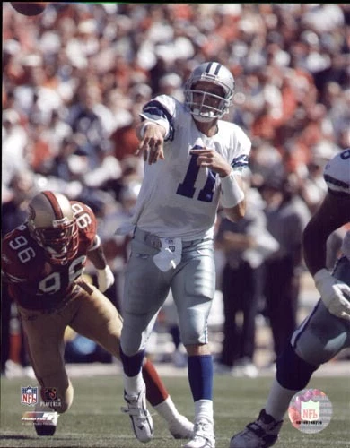 FOTOGRAFÍA A COLOR DREW BLEDSOE "DALLAS COWBOYS" CON LICENCIA 8 X 10 Foto 1 de 1