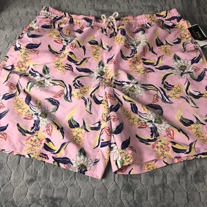 Polo Ralph Lauren Herren 3XB Big&Tall Badehose Rosa Tropical Floral Neu mit Etikett - Bild 1 von 13