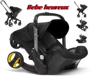 DOON 4-in-1 Pushchair, Carrycot, Bamboo Newborn Insert & Headrest - Image 1 of 4