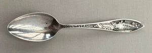Cuchara de recuerdo de plata esterlina Mount Vernon, Virginia Washington Mansion; Z786 - Imagen 1 de 4