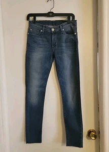 HudsonJeans Krist Skinny Ankle Denim  Jeans Women's 27 Raw Hem Stretch New - Picture 1 of 7