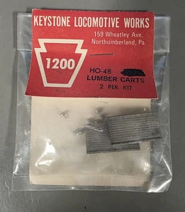 Keystone 48 Carrelli in Legname Scala HO (Confezione da 2) - Foto 1 di 2