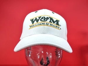 William & Mary "Tribe" Herren NCAA College Basketball weiß bestickt Mütze neu ohne Etikett - Bild 1 von 6