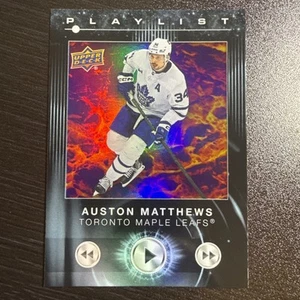 2024-25 Upper Deck Series 2 Hockey Playlist Auston Matthews PL-10 Toronto Maple - Picture 1 of 2
