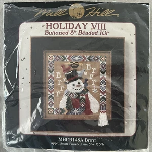 Mill Hill geknöpft Perlen Kit Brrrr Holiday VIII Serie MHCB148A fehlende Perlen - Bild 1 von 5