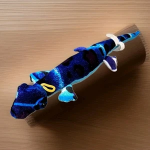 Classic Toy Co Blue Lizard Plush Stuffed Animal Toy 14" - Picture 1 of 9