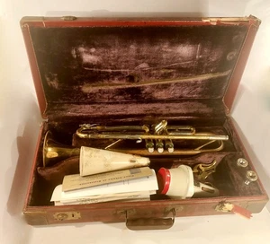 Vintage 1954 Olds Special Trumpet W/ Bach Mt Vernon Anglund Mouthpiece SN 199713 - Picture 1 of 18