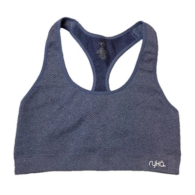 Ryka Racerback Sports Bra Womens size Large Nylon Spandex EUC Athleisure - Image 1 of 4